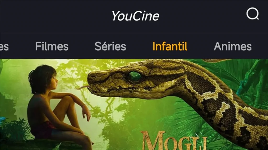 Assistir conteúdo infantil no youcine