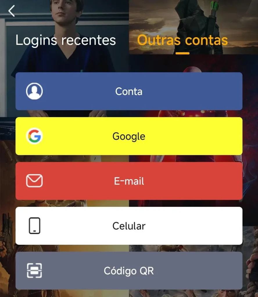 youcine entre ou crie uma conta
