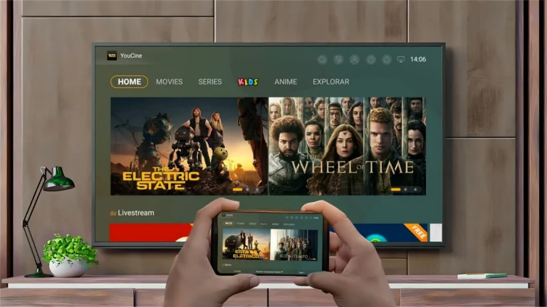 transmitir o YouCine para a TV